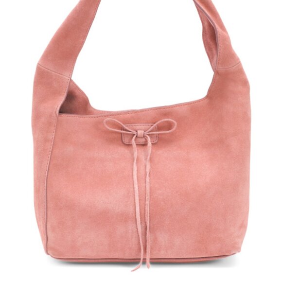 Lucky Brand Handbags - LUCKY BRAND Clem Suede Hobo Bag Brick Dust Viral TikTok - NWT - So CUTE!